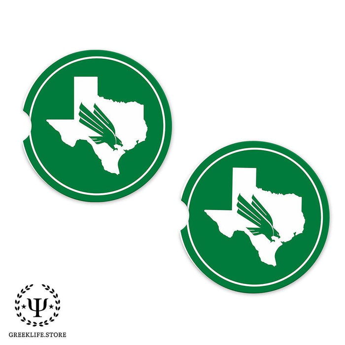 University of North Texas Car Cup Holder Coaster (Set of 2)