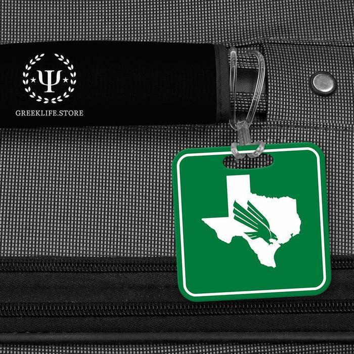 University of North Texas Luggage Bag Tag (square)