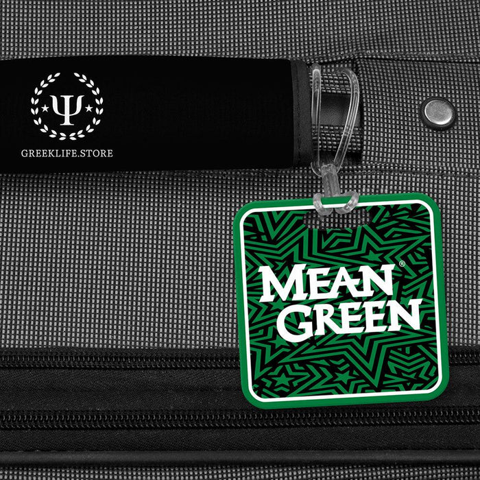 University of North Texas Luggage Bag Tag (square)