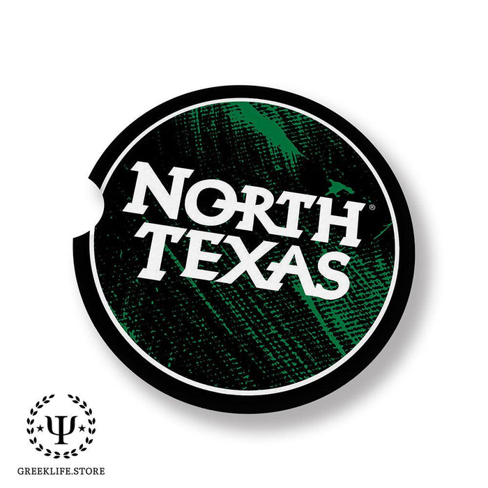 University of North Texas Car Cup Holder Coaster (Set of 2)