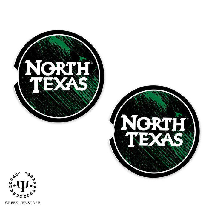 University of North Texas Car Cup Holder Coaster (Set of 2)