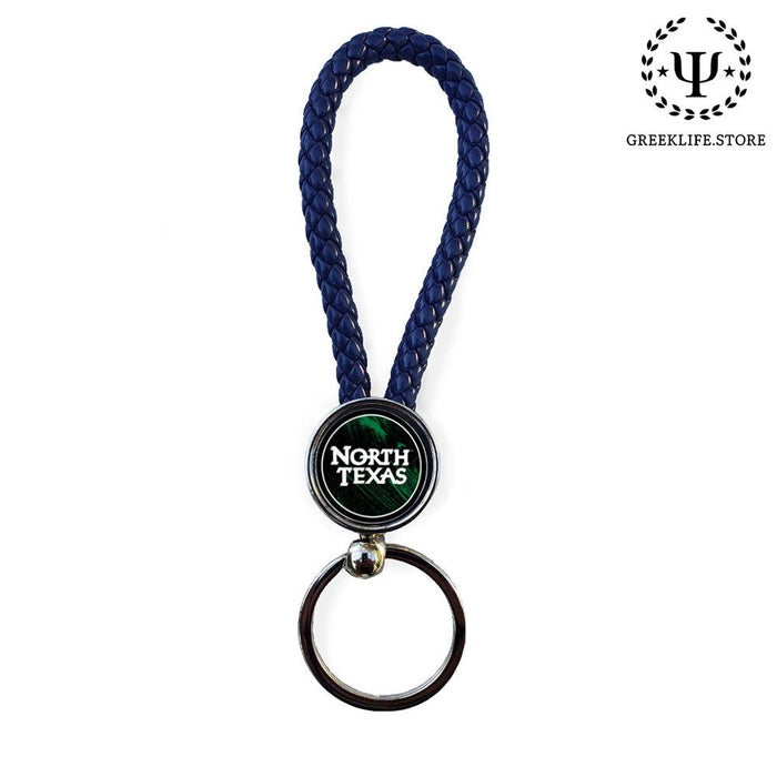 University of North Texas Key chain round