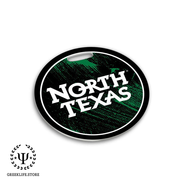 University of North Texas Luggage Bag Tag (round)