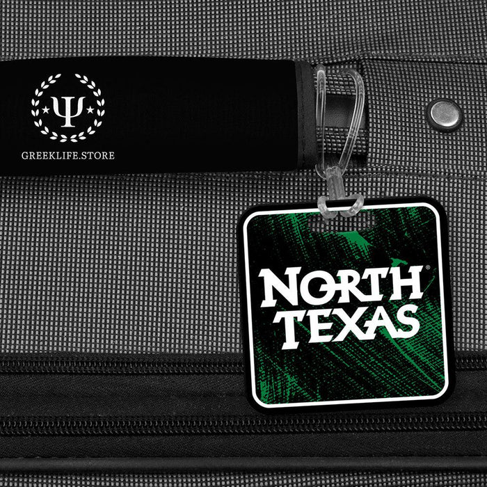 University of North Texas Luggage Bag Tag (square)