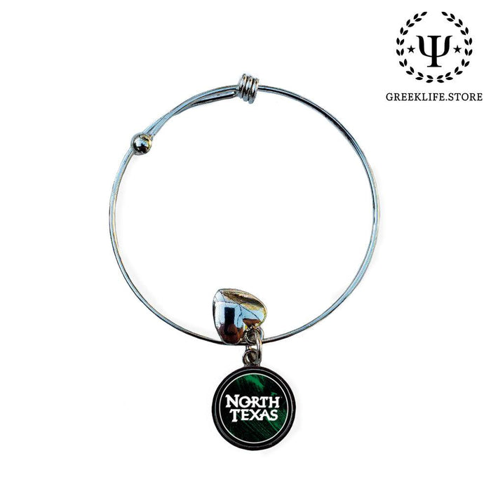 University of North Texas Round Adjustable Bracelet