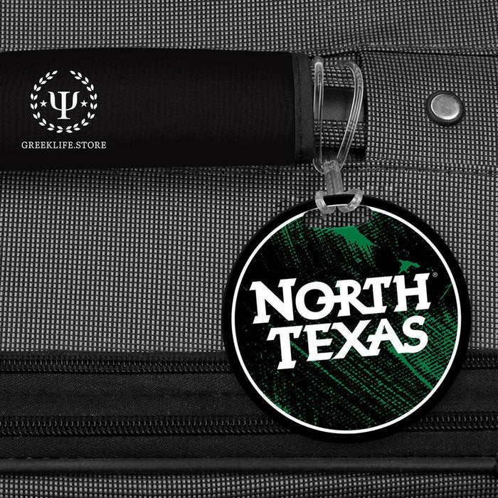 University of North Texas Luggage Bag Tag (round)