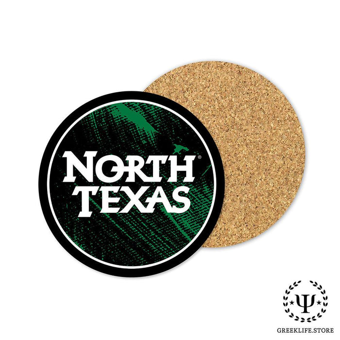 University of North Texas Beverage coaster round (Set of 4)