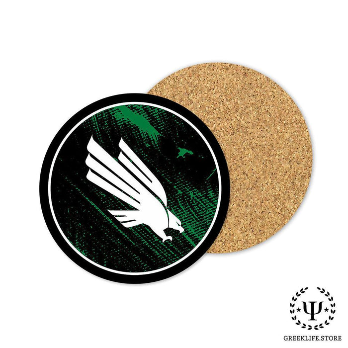 University of North Texas Beverage coaster round (Set of 4)