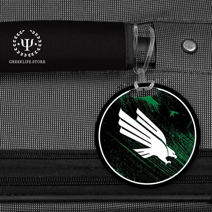 University of North Texas Luggage Bag Tag (round)