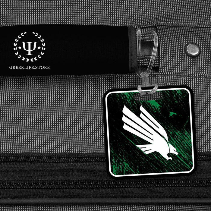 University of North Texas Luggage Bag Tag (square)