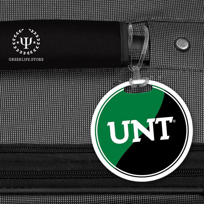 University of North Texas Luggage Bag Tag (round)