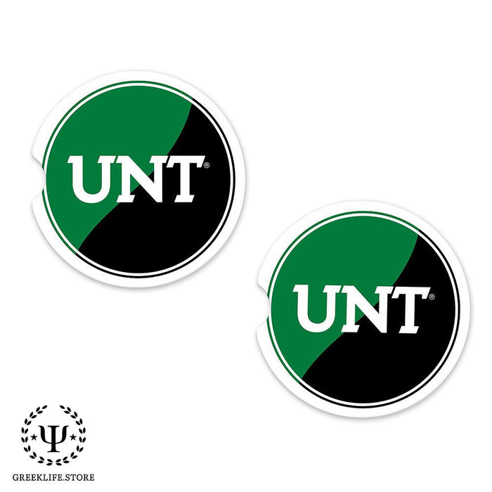 University of North Texas Car Cup Holder Coaster (Set of 2)