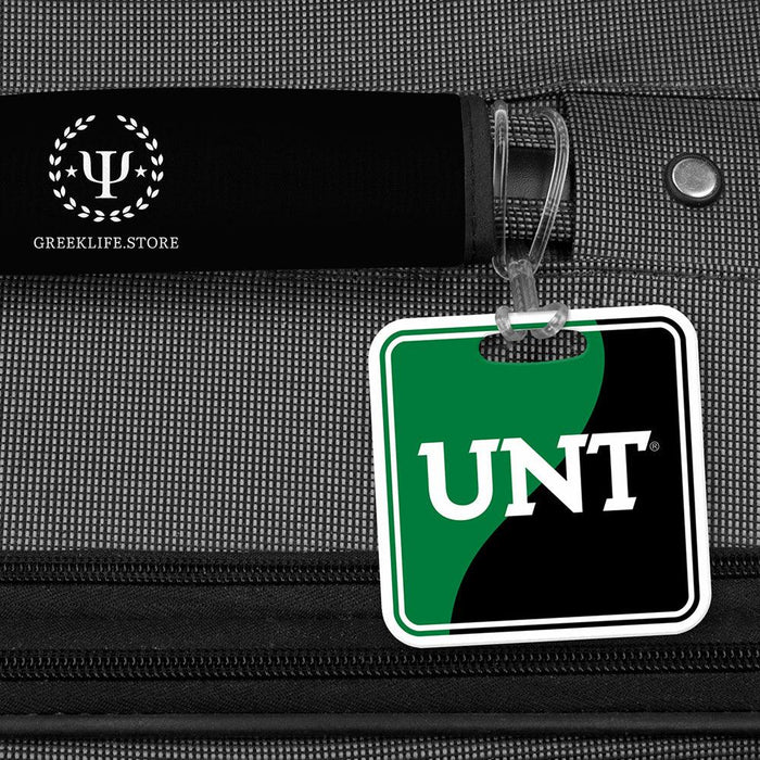 University of North Texas Luggage Bag Tag (square)