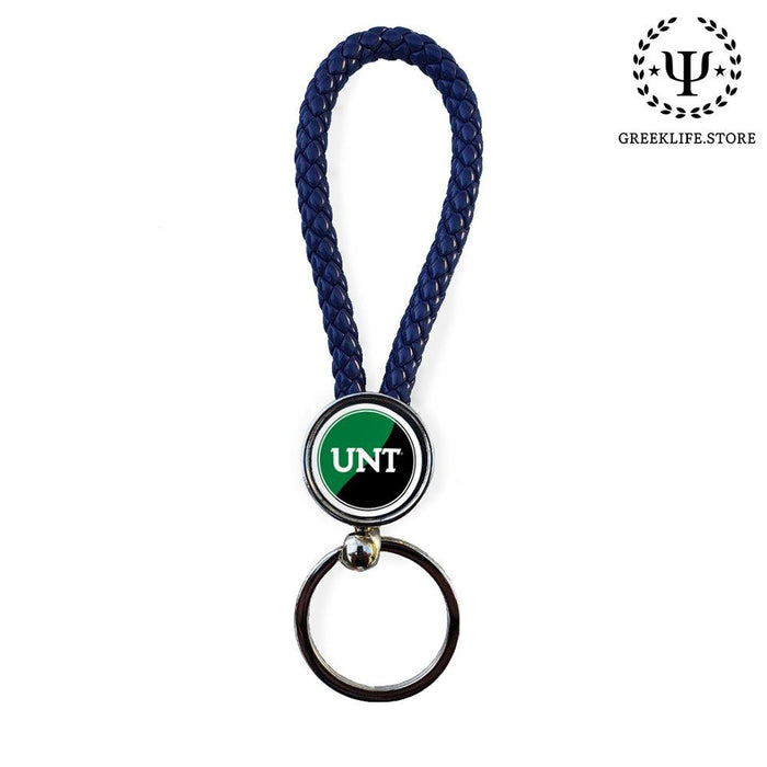 University of North Texas Key chain round