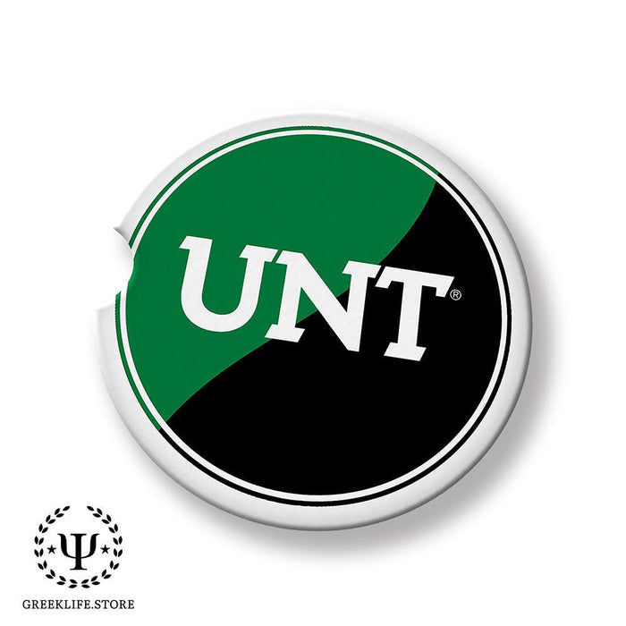 University of North Texas Car Cup Holder Coaster (Set of 2)