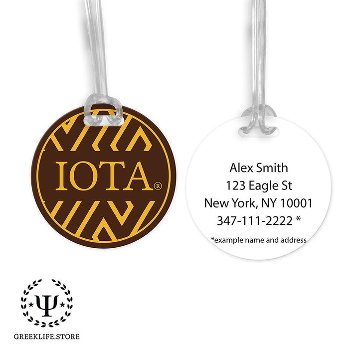 Iota Phi Theta Luggage Bag Tag (round)