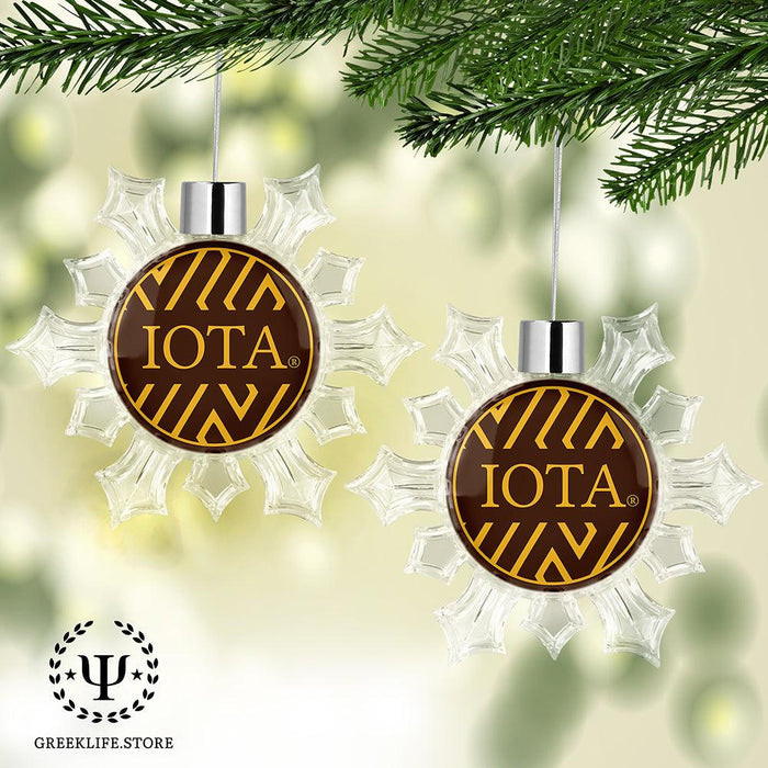 Iota Phi Theta Christmas Ornament - Snowflake