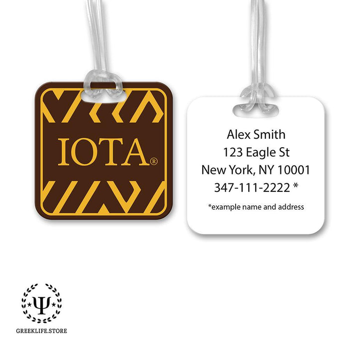 Iota Phi Theta Luggage Bag Tag (square)