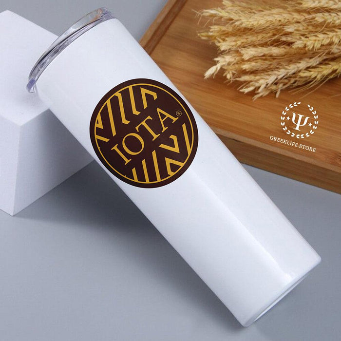 Iota Phi Theta Stainless Steel Skinny Tumbler 20 OZ