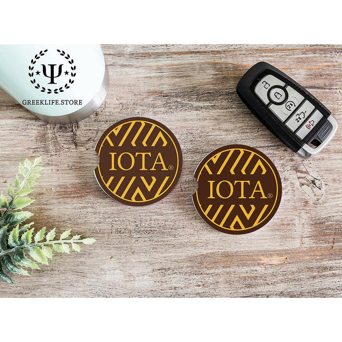 Iota Phi Theta Car Cup Holder Coaster (Set of 2)