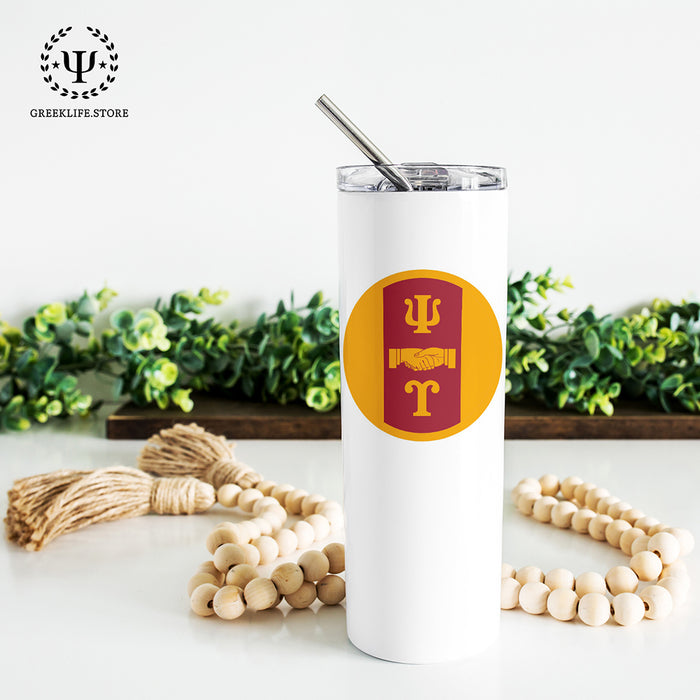 Psi Upsilon Stainless Steel Skinny Tumbler 20 OZ