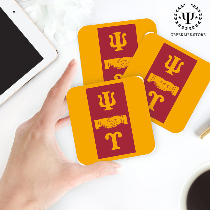 Psi Upsilon Beverage Coasters Square (Set of 4)