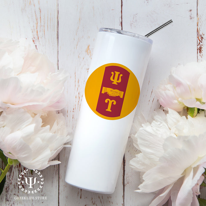 Psi Upsilon Stainless Steel Skinny Tumbler 20 OZ