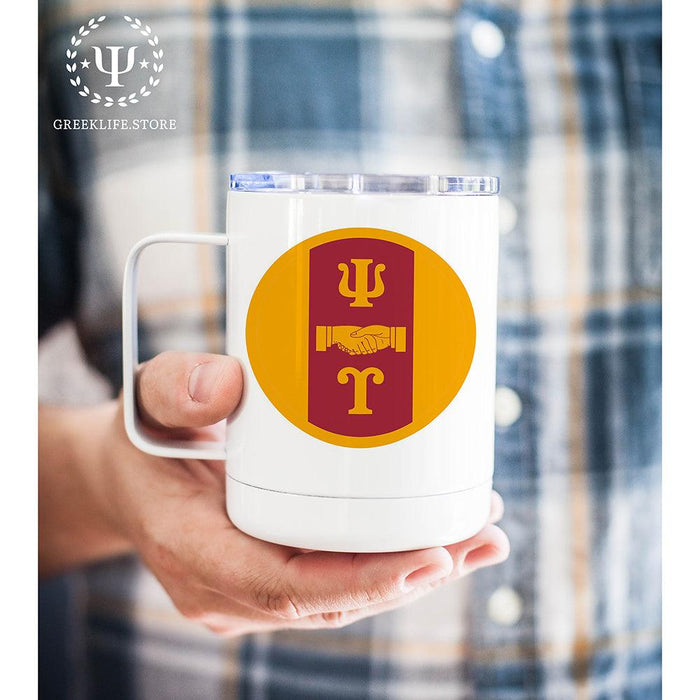 Psi Upsilon Stainless Steel Travel Mug 13 OZ