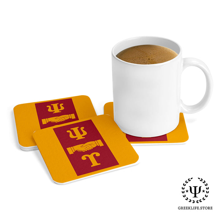 Psi Upsilon Beverage Coasters Square (Set of 4)