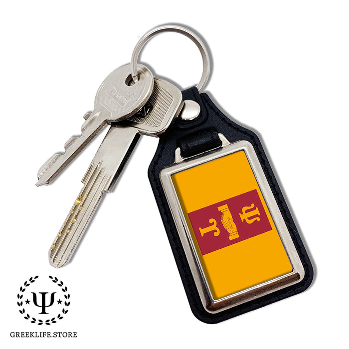 Psi Upsilon Keychain Rectangular