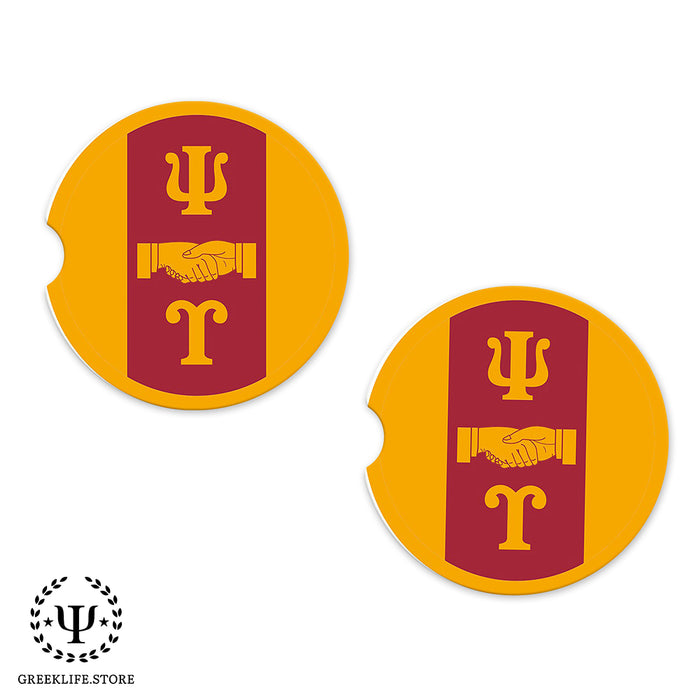 Psi Upsilon Car Cup Holder Coaster (Set of 2)