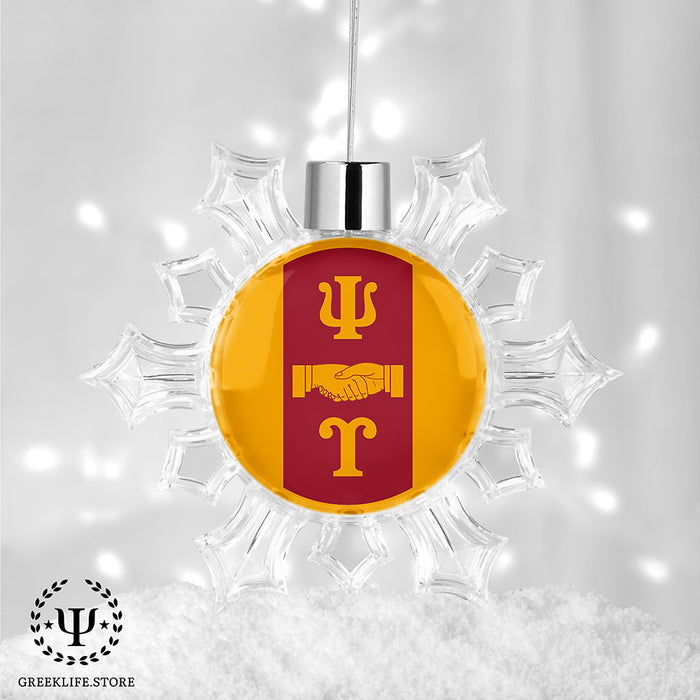 Psi Upsilon Christmas Ornament - Snowflake