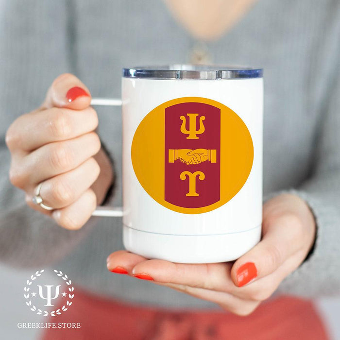 Psi Upsilon Stainless Steel Travel Mug 13 OZ