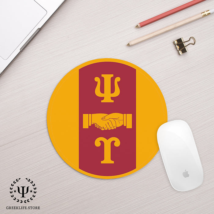 Psi Upsilon Mouse Pad Round