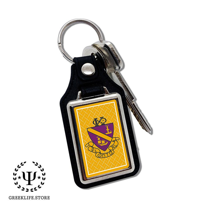 Phi Chi Theta Keychain Rectangular