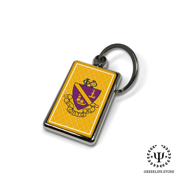 Phi Chi Theta Keychain Rectangular