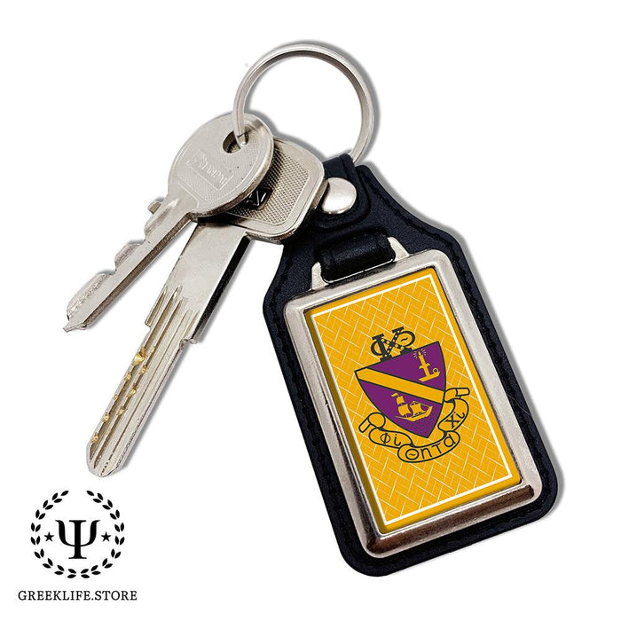 Phi Chi Theta Keychain Rectangular