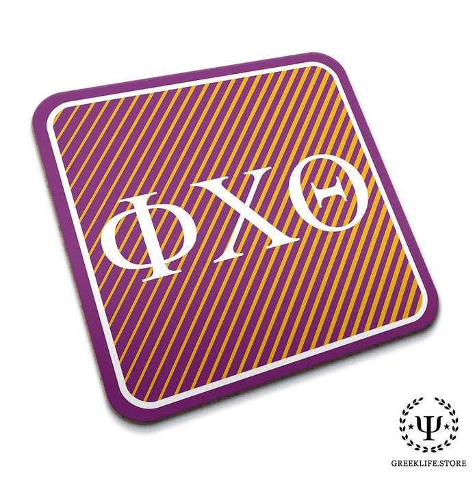 Phi Chi Theta Beverage Coasters Square (Set of 4)