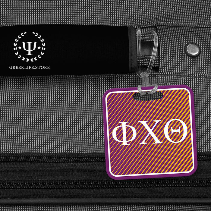 Phi Chi Theta Luggage Bag Tag (square)