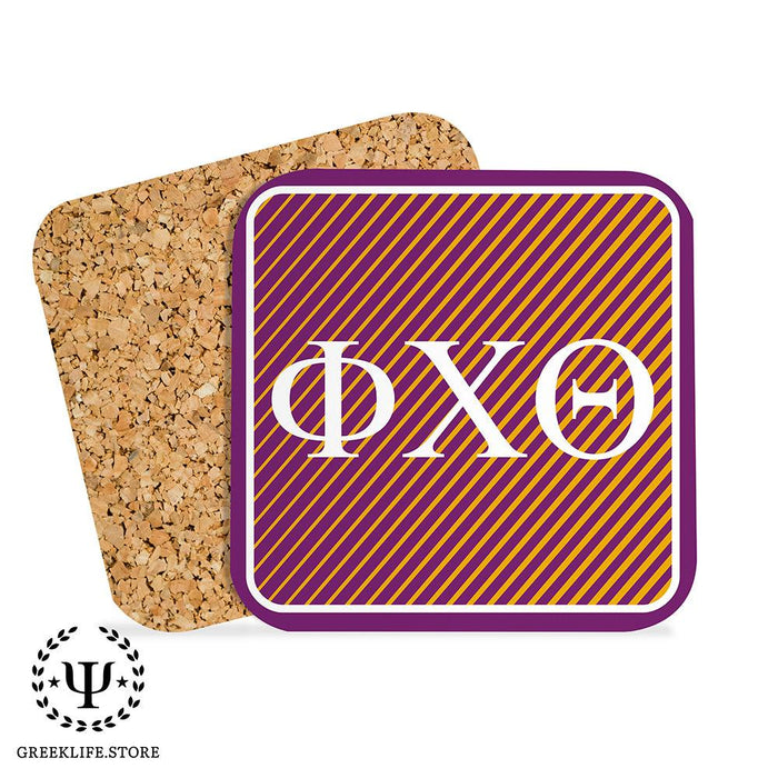 Phi Chi Theta Beverage Coasters Square (Set of 4)