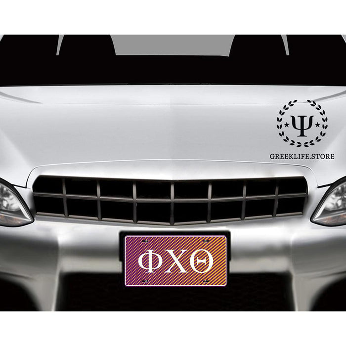 Phi Chi Theta Decorative License Plate