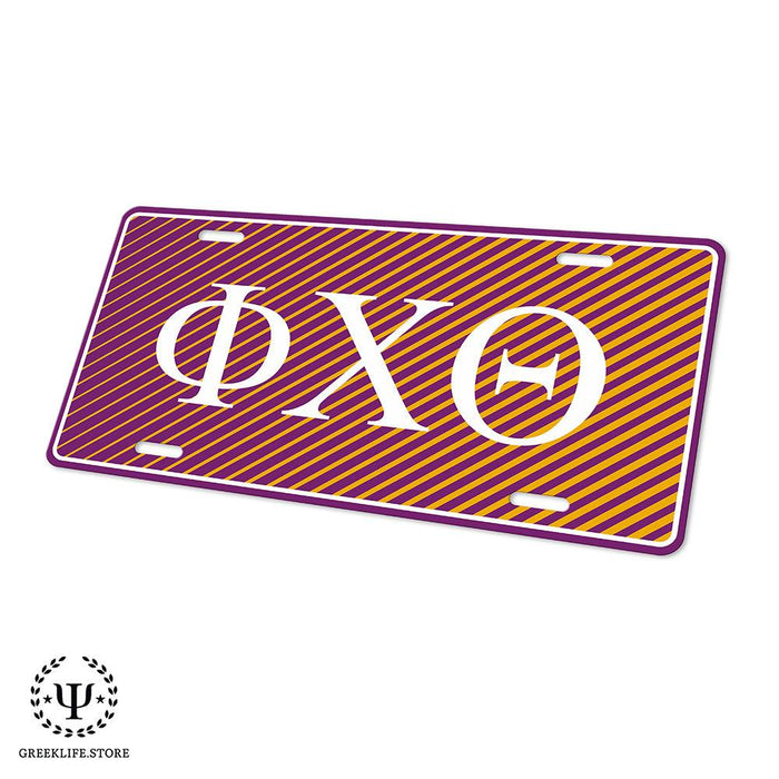 Phi Chi Theta Decorative License Plate