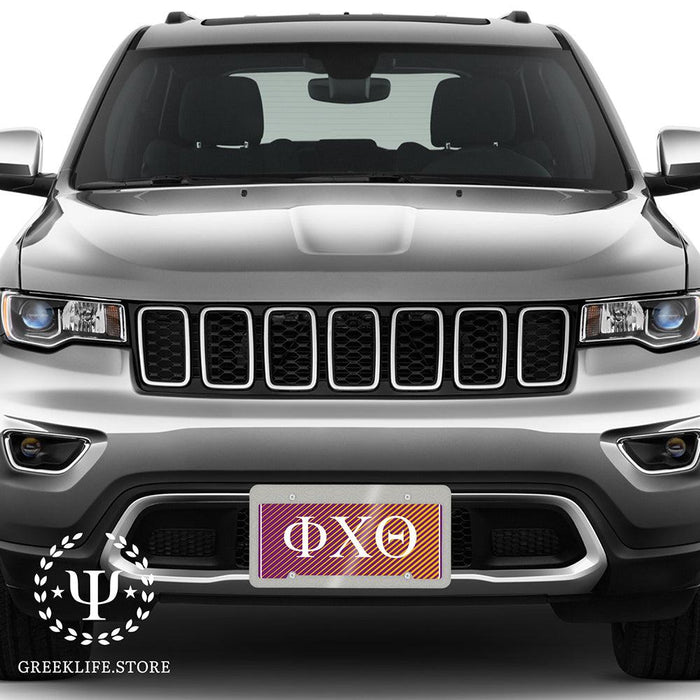 Phi Chi Theta Decorative License Plate