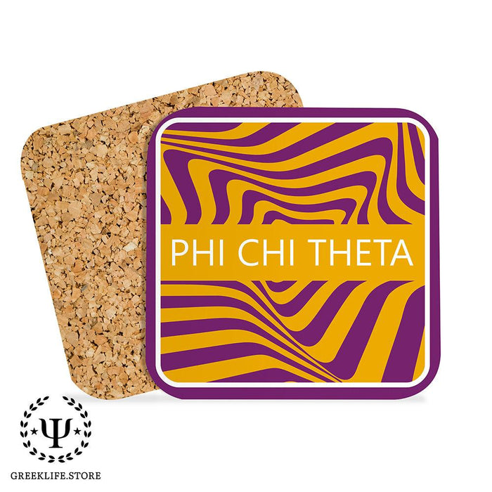 Phi Chi Theta Beverage Coasters Square (Set of 4)