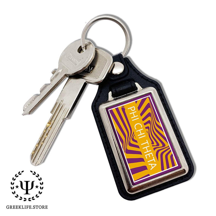 Phi Chi Theta Keychain Rectangular