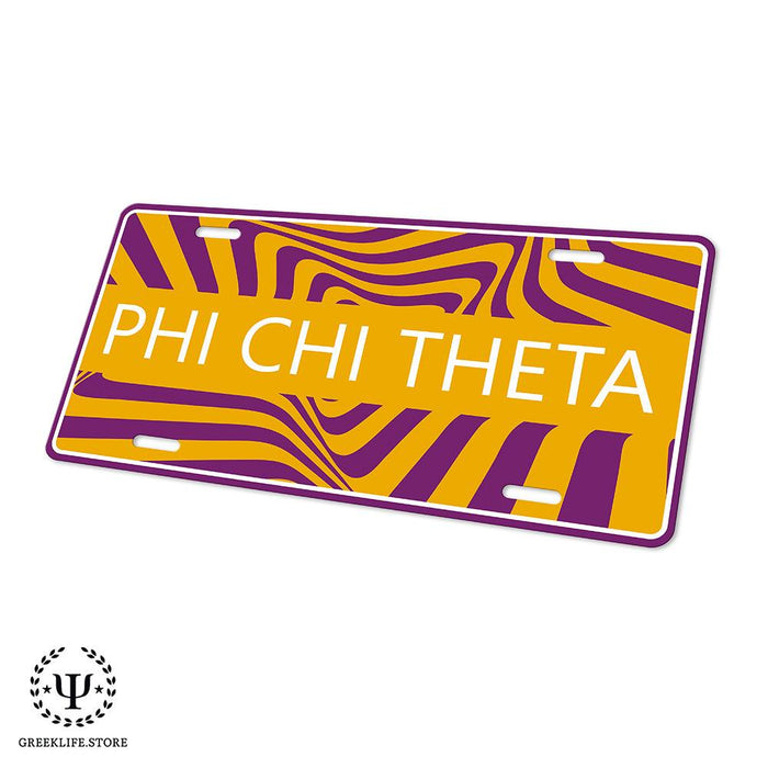 Phi Chi Theta Decorative License Plate