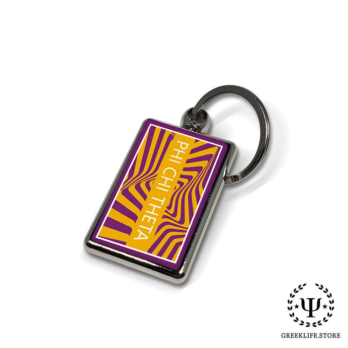 Phi Chi Theta Keychain Rectangular