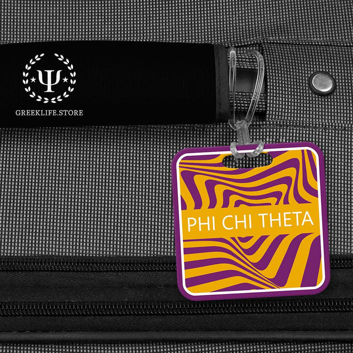 Phi Chi Theta Luggage Bag Tag (square)