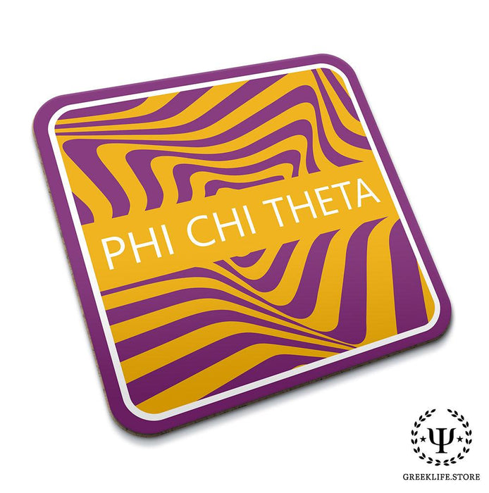 Phi Chi Theta Beverage Coasters Square (Set of 4)