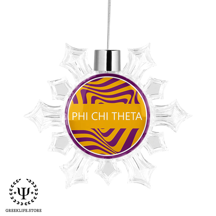 Phi Chi Theta Christmas Ornament - Snowflake